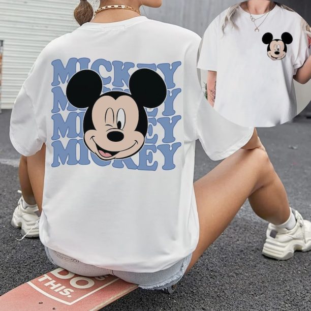 Mickey Minnie Mouse Shirt, Cute Aesthetic Disney Shirt, Magical Place Shirts Theme Park Tee