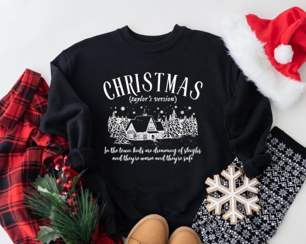 Christmas Taylor Version Sweatshirt, Christmas Tree Farm Shirt, Taylor Merch, Christmas Swiftie Shirt