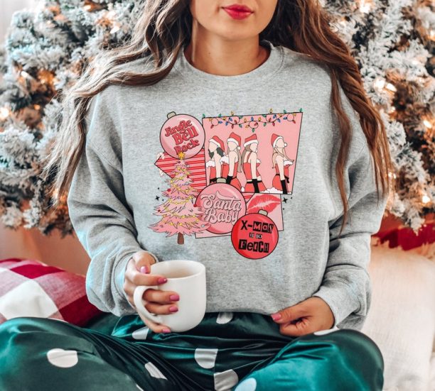 Santa Baby Sweatshirt, Jingle Bell Rock Sweatshirt, Merry Christmas Sweatshirt, Eras Sweatshirt