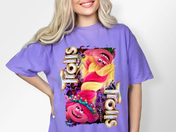 Trolls Movie Shirt Trolls Band Together Movie Shirts, Quenn Poppy Shirt, Trolls Kids Shirt, Birthday Party Gift