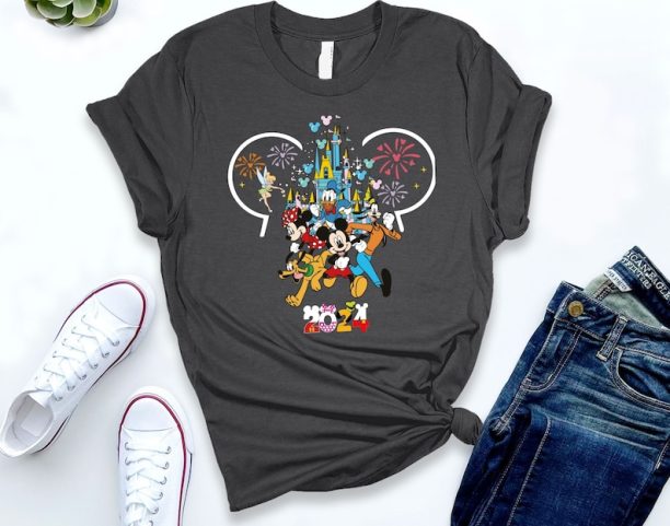 Disney Family Vacation 2024 T-shirt, Mickey Head Shirt, Disneyland Family Trip Shirt, Disney Family Vacation Tee