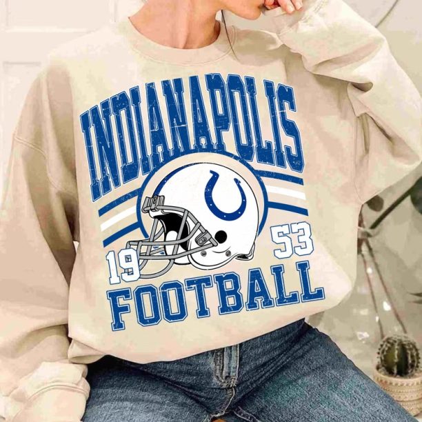 Vintage Bootleg NFL Indianapolis Colts Crewneck, Football Sweatshirt, Football Team T-Shirt