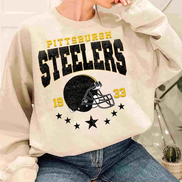 Vintage Pittsburgh Football Vintage Sweatshirt, Steelers Crewneck Retro Shirt