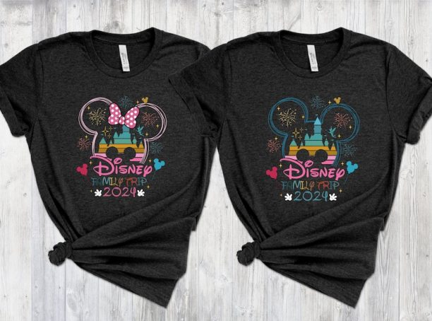 Disney Family Trip 2024 Shirt,Disney Trip 2024 Tshirt,Custom Disney Family Trip Tee,Disney Custom Trip Shirt