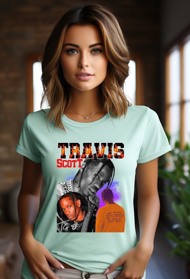 Travis Scott Hiphop Shirt,Travis Scott McD Live From Utopia Shirt,Vintage Travis Hip Hop,American Rapper Shirt