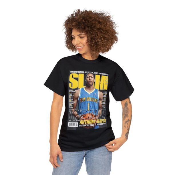 Anthony Davis New Orleans Hornets NBA Slam Cover Tee Shirt