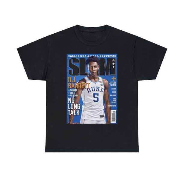 RJ Barrett Duke New York Knicks NBA Slam Cover Tee Shirt