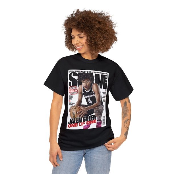 Jalen Green NBA Slam Cover Tee Shirt