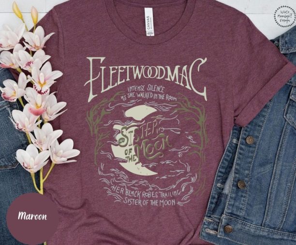 Vintage Fleetwood Mac Shirt, Sisters Of The Moon Shirt, Fleetwood Mac Shirt, Music Rock Band Shirt