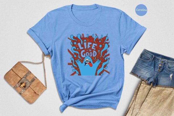 Life is Good Shirt, Positive Quote Tee, Inspirational T-shirt, Motivational Gift, Optimistic Clothing