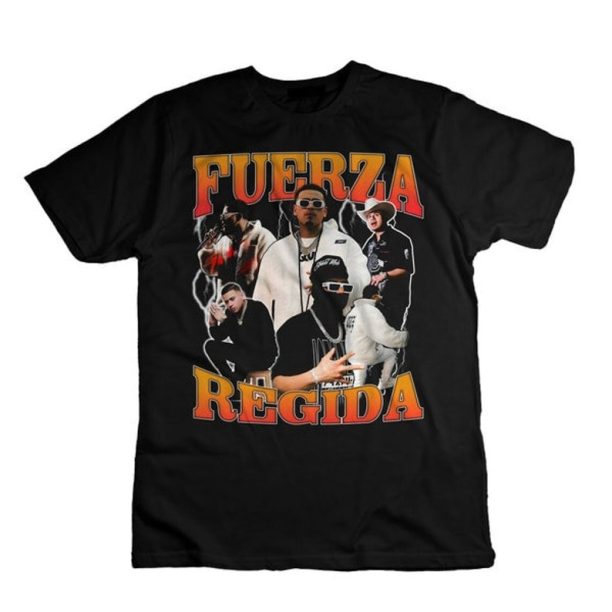 Fuerza Regida vintage look Shirt Playera Regional Mexicano Sweatshirt, Furerza Regida Hoodie, Mexican Corridos