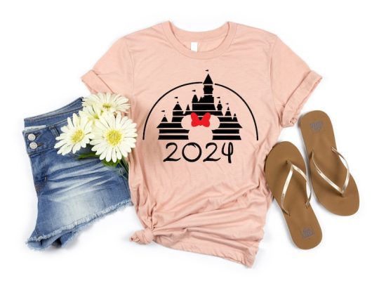 Disney Castle 2024 Shirts, Custom Disney Family Matching Tshirt, Disney Family 2024, Disney Trip Tee