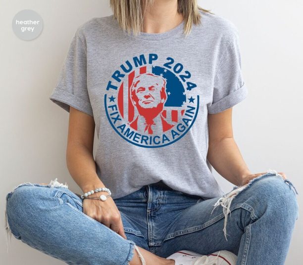 Make America Great Again Shirt, Trump 2024 T-Shirt, Donald Trump 2024 T-Shirt, American Grapgic Tee