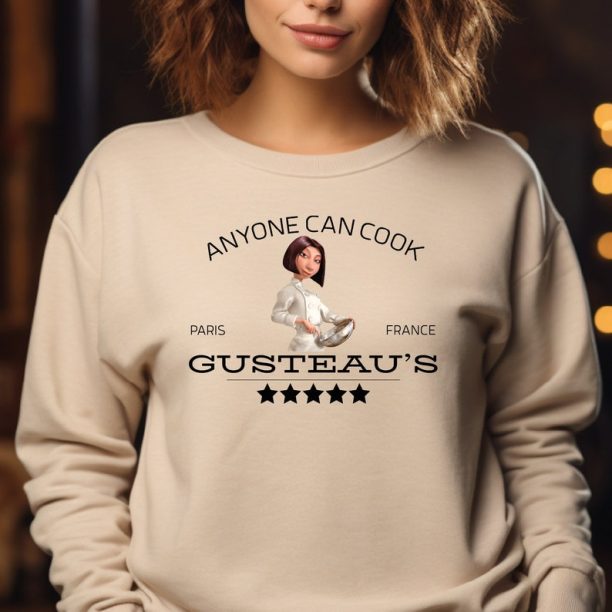 Anyone Can Cook Sweatshirt, Ratatouille Sweatshirt, Disney Inspired Sweater, Cute Disney Family Hoodie