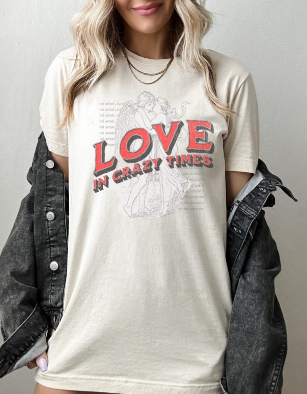 Vintage Valentine Shirt Graphic Valentine Tee Love Tee Top Retro Valentine Clothing Valentine Streetwear Vintage Teen Girl Valentine Day