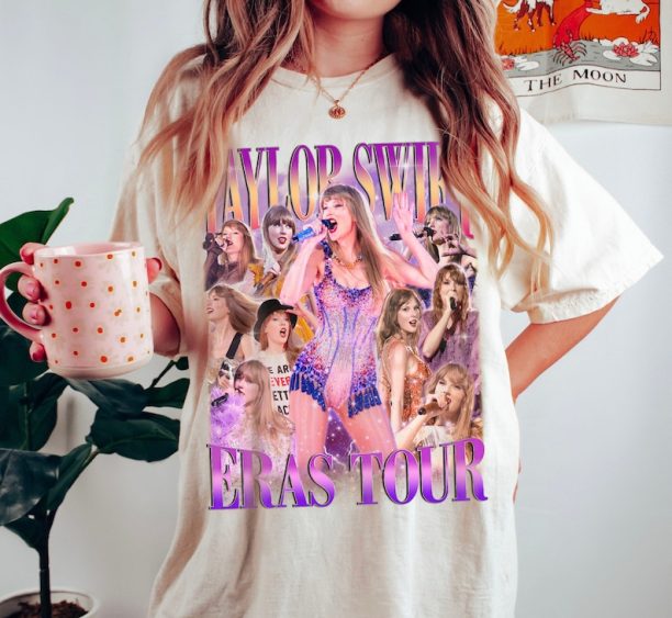Swiftie Vintage 90s Style Shirt, The Eras Tour 2023 Shirt, Gift For Fan, TS Swiftie Concert Outfit Ideas