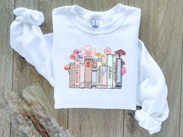 Folklore Chapters Swiftie Sweatshirt - Unique Album-Inspired Merch with Book Design - Cozy Fan Apparel - Winter Fashion