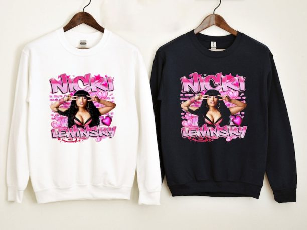 Nicki Lewinsky Retro Graffiti Airbrush Shirt, Funny Gift For Men Women T-Shirt, Sweatshirt, Hoodie Gift