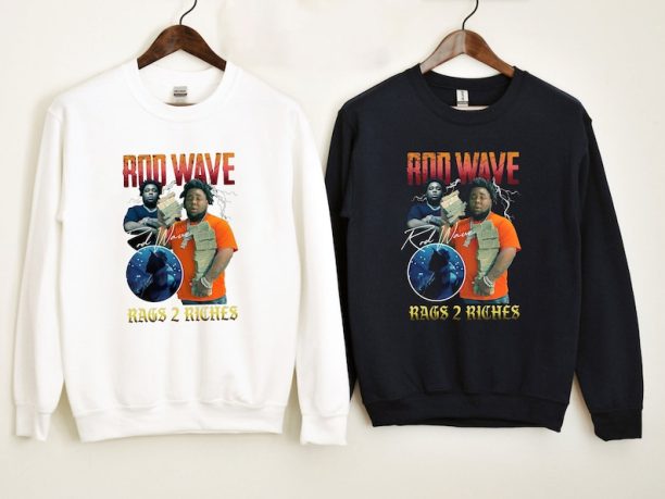 Rod Wave Rags 2 Riches T-shirt Cotton For men Women Size S-3XL1 T-Shirt, Sweatshirt, Hoodie Gift