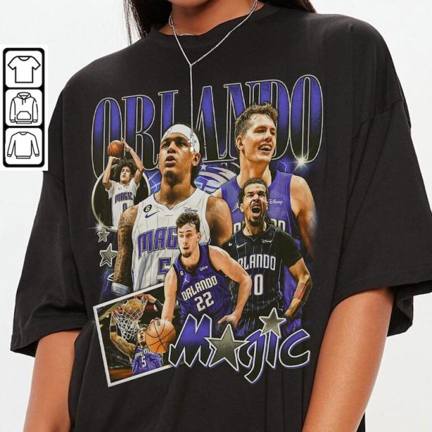 Vintage Orlando Paolo Banchero Franz Wagner Basketball Shirt, Magic Basketball Shirt Christmas Gift