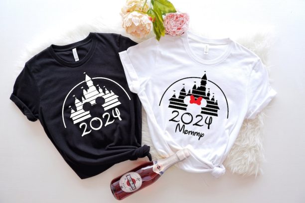 Disney Castle 2024 Shirts, Custom Disney Family Matching Tshirt, Disney Family 2024, Disney Trip Tee