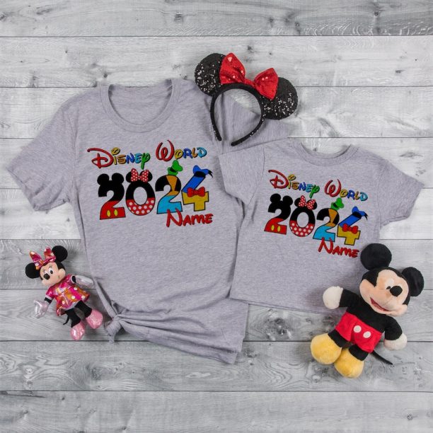 Disney World 2024 Shirs, Cute Disney Trip Shirts, Disney Trip 2024 shirt, Disney Matching Shirts for kids and adults