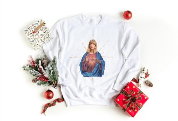 Taylor Swift Hoodie, Taylor Swift Sweatshirt,Perfect Fan Gift,Taylor Swiftie Jesus Shirt, Taylor Jesus Outfit