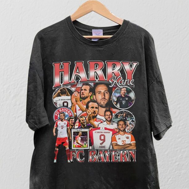 Harry Kane Vintage 90s Graphic Style T-Shirt, Harry Kane Shirt, Vintage Unisex Oversized Sport Tee, Soccer Bootleg Shirt