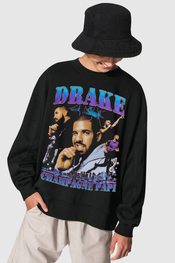 Vintage Drakes Rap T Shirt, Drakes Shirt, Champagne Papi Shirt, Rap Hip Hop Shirt, Drakes Merch, Personalized Gifts