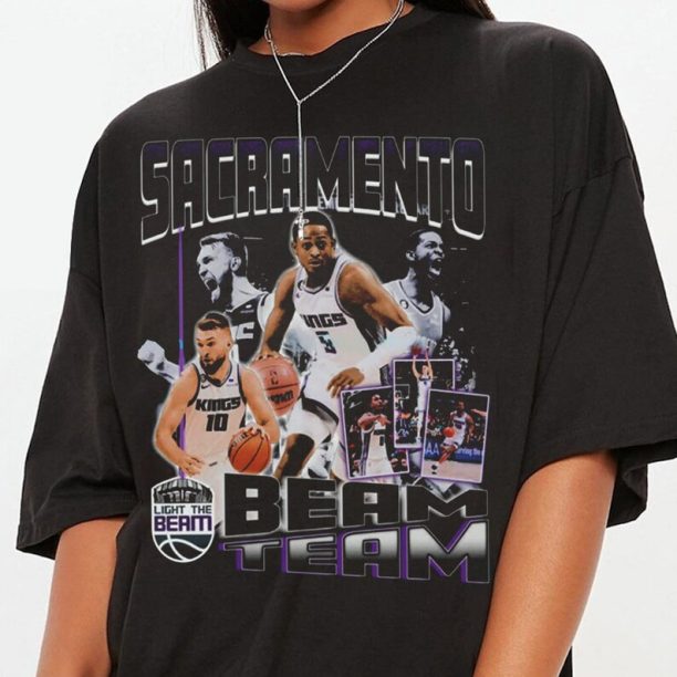 Vintage 90s Basketball Bootleg Style T-Shirt, SACRAMENTO KINGS Graphic Tee, Sacramento Kings Shirt