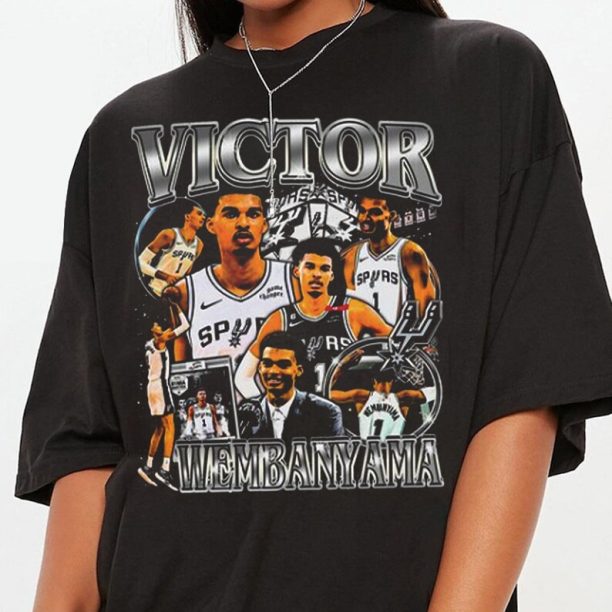 Vintage 90s Graphic Style Victor Wembanyama T-Shirt, VICTOR WEMBANYAMA Shirt, Vintage Oversized Sport Tee