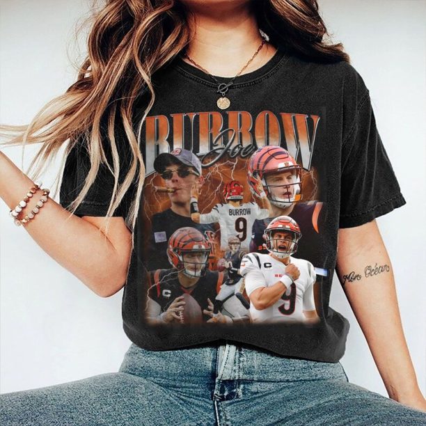 Burroww Shirt Vintage 90s #9-Quarterback Homage Retro Classic Graphic Tee Bootleg Best Seller Unisex Sport Sweatshirt