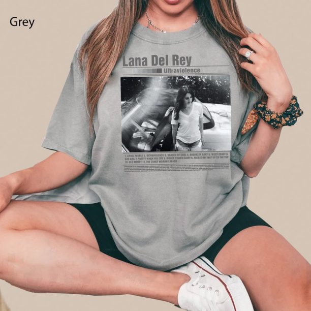 Limited LANA Del Rey Unisex Shirt, Gift For Fan Shirt, Lana Shirt, Lana Del Rey Ultra.violence Album 90s Shirt