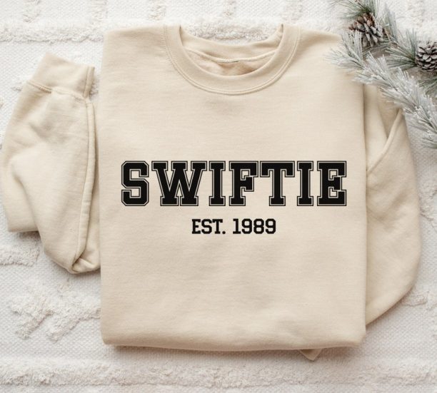 Vintage Style Swiftie Sweatshirt - Taylor Swift Est.1989 Fan Gift, Christmas Gift for Women