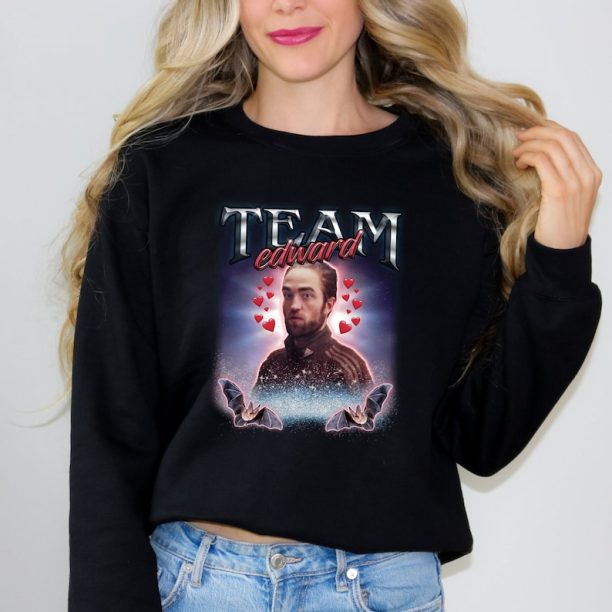 Team Edward Meme Sweatshirt, Twilight Sweatshirt, Meme Robert Pattinson Shirt, Edward Cullen Sweatshirt