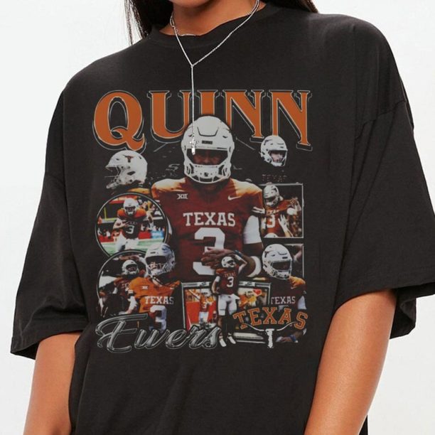 Vintage 90s Graphic Style Quinn Ewers T-Shirt, Quinn Ewers Tee, Retro Quinn Ewers Oversized T-Shirt, Football T-Shirt