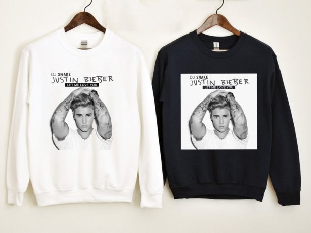 Justin Bieber Shirt Justin Bieber Sweatshirt Justin Bieber Clothing Justin Bieber Tee Shirt