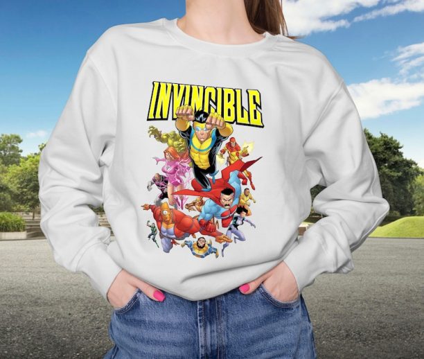 Invincible Universe Cartoon Sweatshirt, T-Shirt, Omni-Man shirt