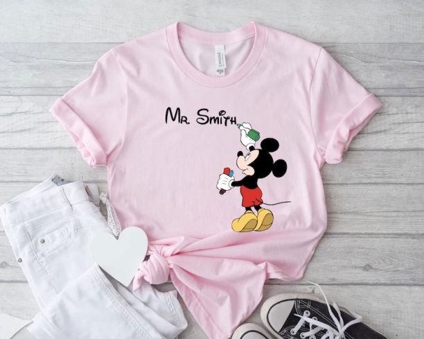 Disney Teacher Shirt,Custom Teacher Sweatshirt,Teacher Gift Shirt,Mickey School Shirt,Customized Name Teacher Shirt