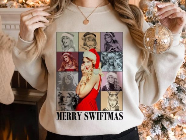 Merry Swiftmas Shirt, Have A Merry Swiftmas Sweatshirt, Ugly Merry Christmas Sweatshirt, Swiftmas Sweatshirt