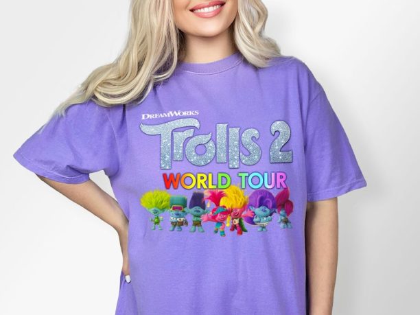 Trolls Band Together Shirt Queen Poppy Trolls Movie Shirts, Cartoon Movie Shirt, Trolls World Tour Shirt