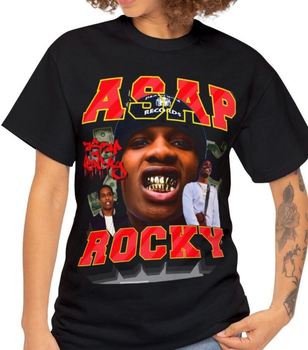 ASAP ROCKY T-SHIRT, Rare Concert Rap Tee, Hip Hop Graphic Tour Rap Style Rihanna Drake Travis Scott Type