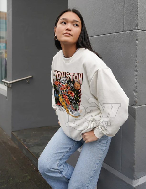 Vintage Houston Texas Rockets Cowboys T-Shirt Unisex, Western style, Houston Basketball Shirt, Vintage Bootleg