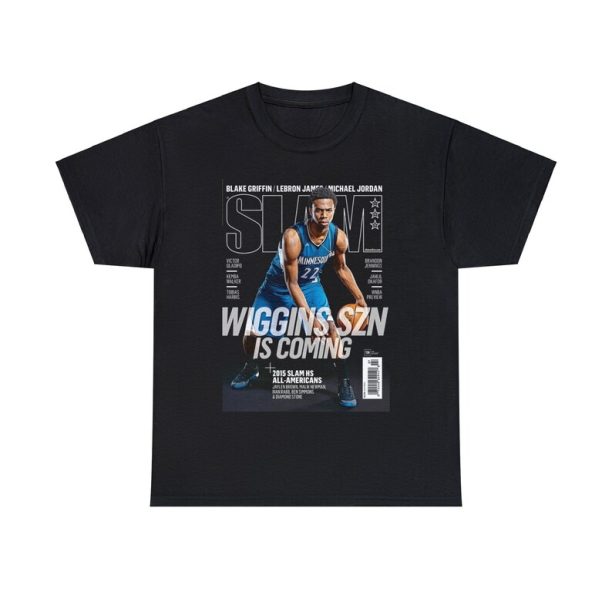 Andrew Wiggins Minnesota Timberwolves NBA Slam Cover Tee Shirt