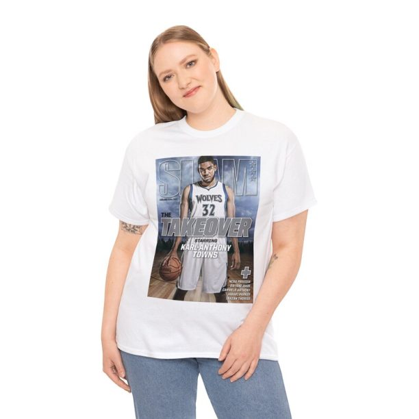 Karl Anthony Towns KAT Minnesota Timberwolves NBA Slam Cover Tee Shirt