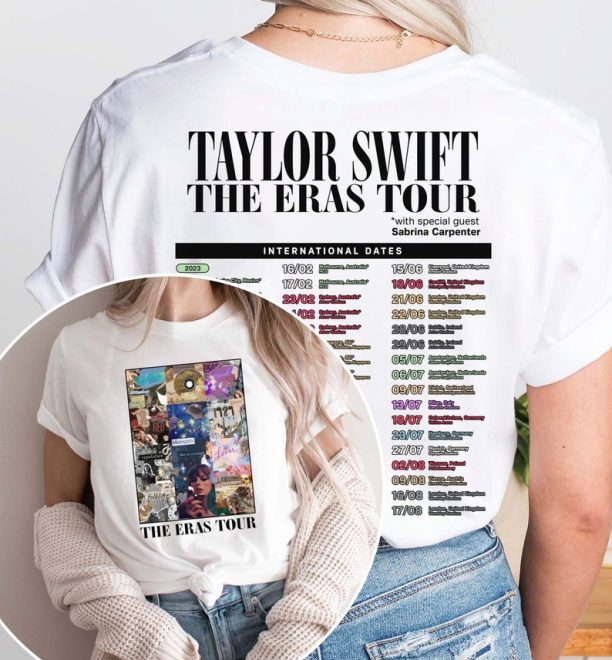 Two Sided The Eras Tour Concert Shirt, Eras Tour Movie Sweatshirt, Taylor Swiftie Hoodie, Eras Tour Concert Shirt