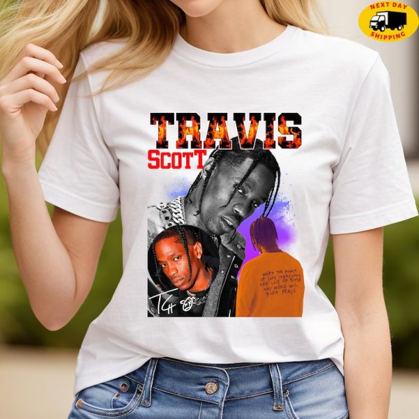 Travis Scott Hiphop Shirt,Travis Scott McD Live From Utopia Shirt,Vintage Travis Hip Hop,American Rapper Shirt