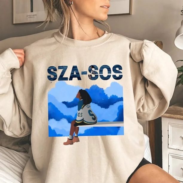 SZA SOS Album Cover Rap R&B Tee shirt, Retro Sza shirt, Vintage 90s Sza Merch shirt, Sza Tour Shirt, Sza fan gifts