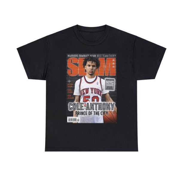 Cole Anthony New York Knicks NBA Slam Cover Tee Shirt