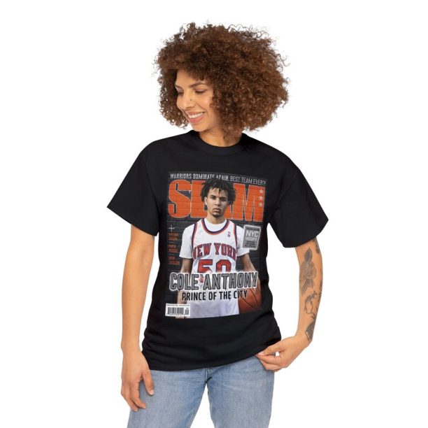 Cole Anthony New York Knicks NBA Slam Cover Tee Shirt